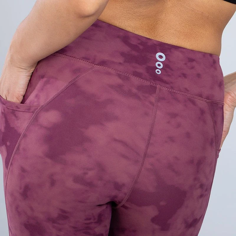 Women's Kora 7/8 Leggings Purple / Silver 9 Women's Kora 7/8 Leggings Purple / Silver - Image 9