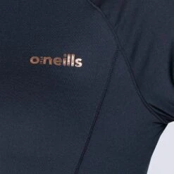 Women's Freya Half Zip Black / Rose Gold -Araeom Shop am3a0716