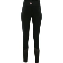 Women's Anya 7/8 Length Leggings Black / Pink -Araeom Shop anya176 7 8 leggings 25 blk nectar pink 3