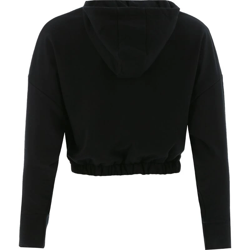 Women's Avelina Cropped Hooded Top Black 5 Women's Avelina Cropped Hooded Top Black - Image 5