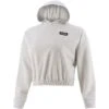 Women's Avelina Cropped Hooded Top Grey