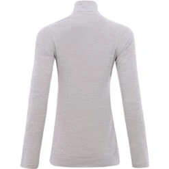 Women's Carrie Half Zip Midlayer Top Silver / Black -Araeom Shop cari 064 0 gen svbkxx wmns p2