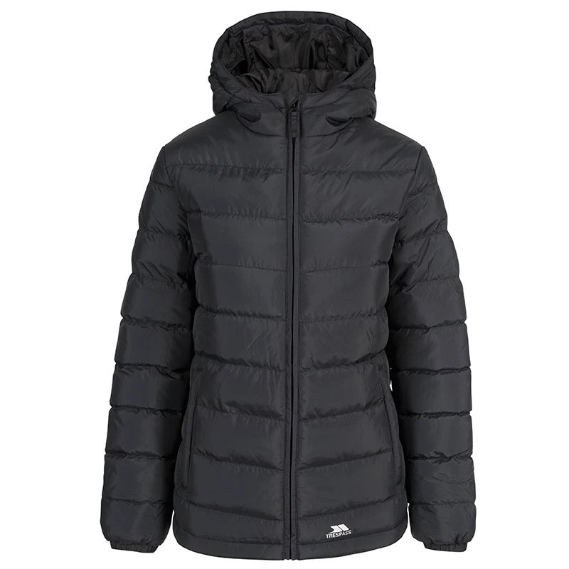 Trespass Women's Elegant Padded Jacket Black 1 Trespass Women's Elegant Padded Jacket Black