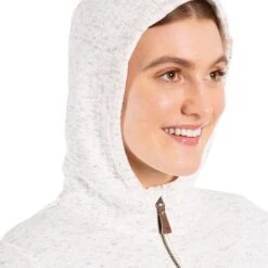 Trespass Women's Winnie Full Zip Hoodie Ghost Marl -Araeom Shop fatoswtr0009ghm 7