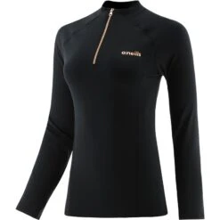 Women's Freya Half Zip Black / Rose Gold -Araeom Shop frey 273 0 gen bkpkxx wmns p1