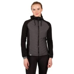 Trespass Women's Grace Full Zip Hybrid Jacket Black