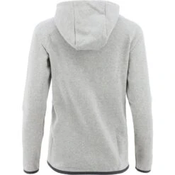Women's Henry Fleece Full Zip Hoodie Grey -Araeom Shop henry16 fz flc hoodie wmns marl grey 2
