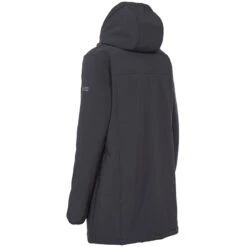 Trespass Women's Kristen Hooded Softshell Jacket Black -Araeom Shop kristen fajkssn20003 blk b