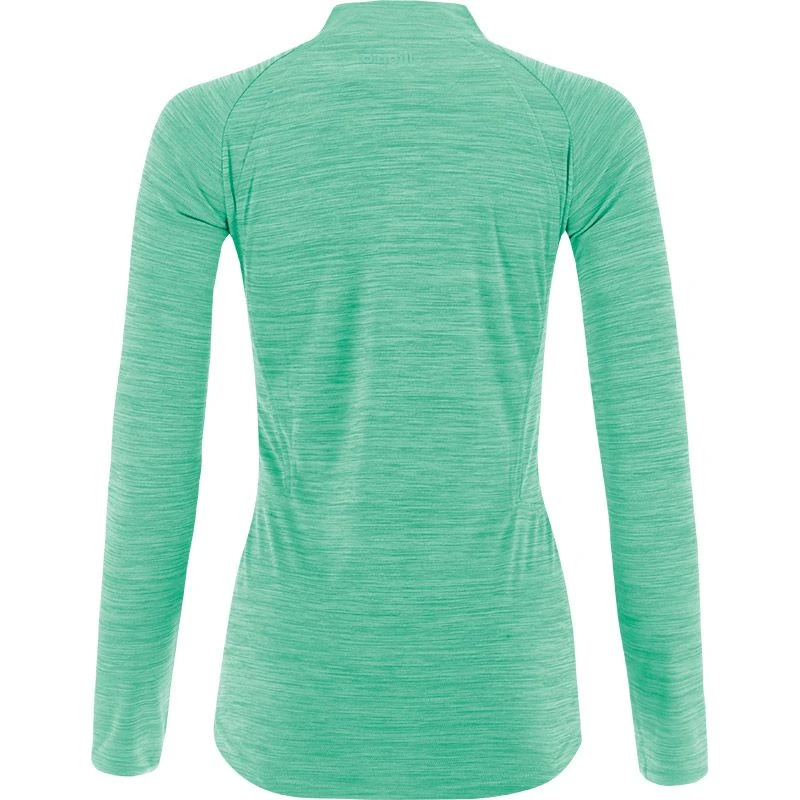 Women's Madison Half Zip Midlayer Top Mint Green 2 Women's Madison Half Zip Midlayer Top Mint Green - Image 2