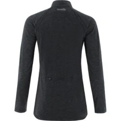 Women's Madison Brushed Half Zip Top Black -Araeom Shop madison 122 hz brush top mel tl blk 2