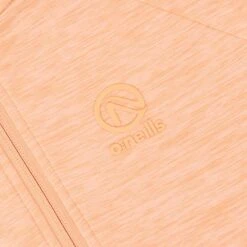 Women's Madison Brushed Half Zip Top Orange -Araeom Shop madison 122 hz brush top mel tl canteloupe 3