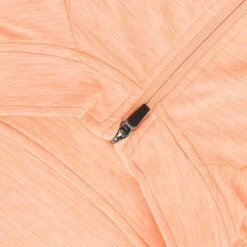 Women's Madison Brushed Half Zip Top Orange -Araeom Shop madison 122 hz brush top mel tl canteloupe 4