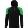 Women's Oslo Fleece Pullover Hoodie Black / Green / White