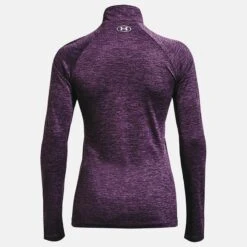 Under Armour Women's UA Tech™ Twist ½ Zip Tux Purple / Retro Purple / Metallic Silver -Araeom Shop ps1320128 541 hb