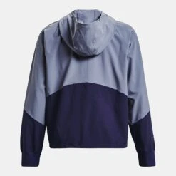 Under Armour Women's Women's Woven Full Zip Jacket Aurora Purple / Midnight Navy / Midnight Navy -Araeom Shop ps1369889 767 hb 1