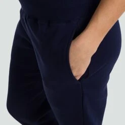 Canterbury Women's Tapered Cuffed Fleece Bottoms Navy 10 Canterbury Women's Tapered Cuffed Fleece Bottoms Navy -Araeom Shop q a005159769 f