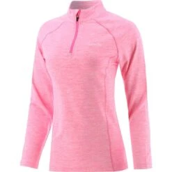 Women’s Renee Half Zip Fleece Pink -Araeom Shop rene 028 0 gen pkxxxx wmns p1 1