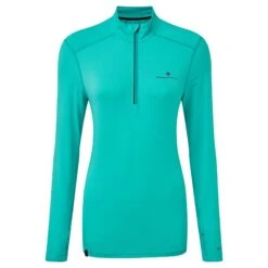 Ronhill Women's Tech Thermal Half Zip Top Jade / Grape