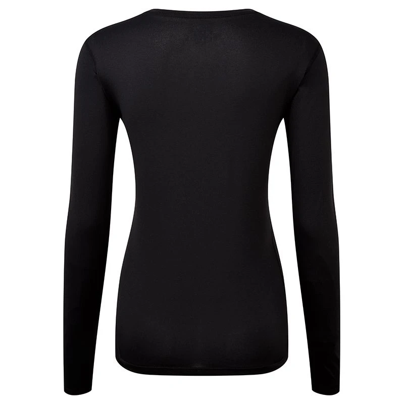 Ronhill Women's Core Long Sleeve T-Shirt Black / Bright White - Image 2
