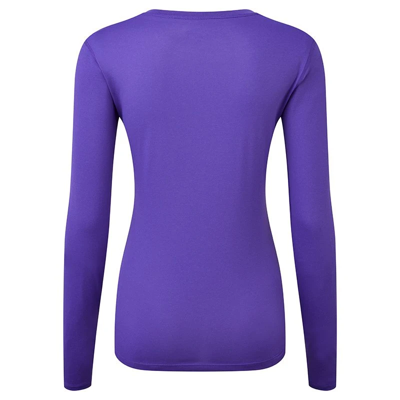 Ronhill Women's Core Long Sleeve T-Shirt Plum / Citrus - Image 2