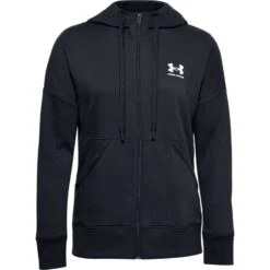 Under Armour Women's Rival Fleece Full Zip Hoodie Black 10 Under Armour Women's Rival Fleece Full Zip Hoodie Black -Araeom Shop s7.ps1356400 001 hf