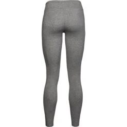Under Armour Women's UA Favourite Wordmark Leggings Carbon Heather / Black -Araeom Shop s7.ps1356403 090 hb
