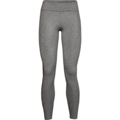 Under Armour Women's UA Favourite Wordmark Leggings Carbon Heather / Black -Araeom Shop s7.ps1356403 090 hf