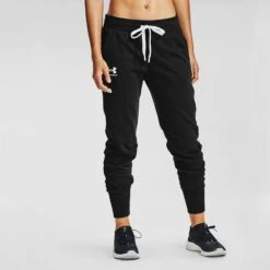 Under Armour Women's Rival Fleece Joggers Black