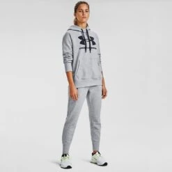 Under Armour Women's Rival Fleece Joggers Grey -Araeom Shop s7.v5 1356416 035 fsf main