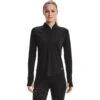 Under Armour Women's UA Streaker Run Half Zip Top Black / Reflective