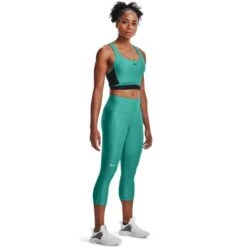 Under Armour Women's HeatGear® Armour No-Slip Waistband Capri Leggings Neptune / Sea Mist -Araeom Shop s7.v5 1365334 369 fsf