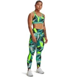Under Armour Women's HeatGear® Armour No-Slip Waistband Printed Ankle Leggings Neptune / Sea Mist / Black -Araeom Shop s7.v5 1365338 369 fsf