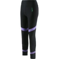 Women's Savannah 7/8 Leggings Black / Purple -Araeom Shop sava 176 0 gen bkppgn wmns p1 1