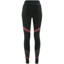 Women's Savannah 7/8 Length Tights Black / Burgundy 12 Women's Savannah 7/8 Length Tights Black / Burgundy -Araeom Shop savannah 176 7 8 lenght tights blk blk mesh burgundy foxglove 3