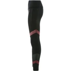 Women's Savannah 7/8 Length Tights Black / Burgundy 13 Women's Savannah 7/8 Length Tights Black / Burgundy -Araeom Shop savannah 176 7 8 lenght tights blk blk mesh burgundy foxglove 4