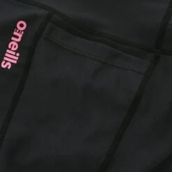 Women's Savannah 7/8 Length Tights Black / Green -Araeom Shop savannah178 tight blk mesh khaki pink 5