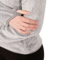 Trespass Women's Telltale Soft Furry Fleece Jacket Silver Grey 11 Trespass Women's Telltale Soft Furry Fleece Jacket Silver Grey -Araeom Shop telltale faflfltr0028 sig m04 1