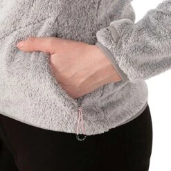 Trespass Women's Telltale Soft Furry Fleece Jacket Silver Grey 12 Trespass Women's Telltale Soft Furry Fleece Jacket Silver Grey -Araeom Shop telltale faflfltr0028 sig m05 1