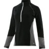 Under Armour Women's UA Cosy Half Zip Top Black / White