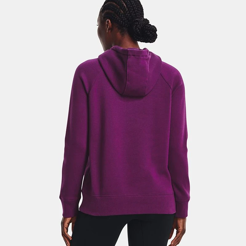 Under Armour Women's Rival Fleece Logo Hoodie Rivalry / White 2 Under Armour Women's Rival Fleece Logo Hoodie Rivalry / White - Image 2