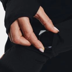 Under Armour Women's UA Qualifier Run 2.0 Half Zip Black / Black / Reflective -Araeom Shop v5 1365632 001 thumb