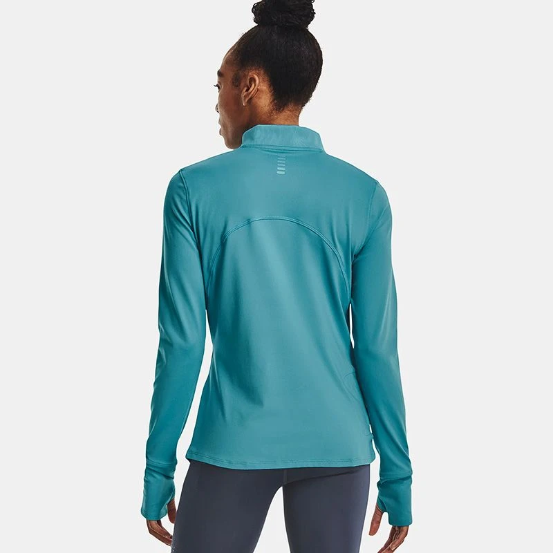 Under Armour Women's UA Qualifier Run 2.0 Half Zip Glacierblue / Glacier Blue / Reflective 2 Under Armour Women's UA Qualifier Run 2.0 Half Zip Glacierblue / Glacier Blue / Reflective - Image 2