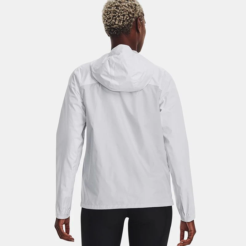 Under Armour Women's UA Stormproof Cloudstrike 2.0 Jacket White / Halo Grey 2 Under Armour Women's UA Stormproof Cloudstrike 2.0 Jacket White / Halo Grey - Image 2
